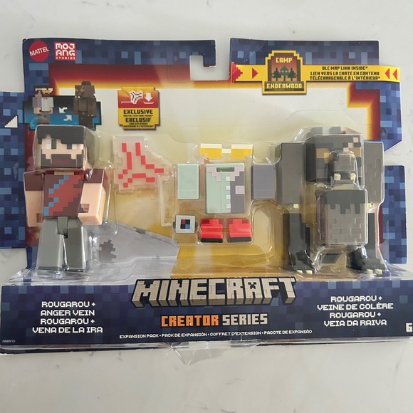 Minecraft Creator Series Camp Enderwood– Rougarou + Anger Vein– NIB w/ DLC Codes - Picture 8 of 11